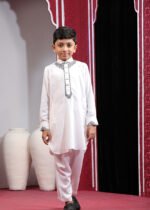 Kid's Premium Kaabli Set- White - Image 3