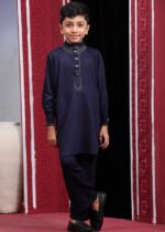 Baba- Chele Combo Kaabli Set- Navy Blue - Image 3