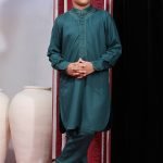 Kid's Premium Kaabli Set-  Peacock Blue