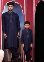 Baba- Chele Combo Kaabli Set- Navy Blue - Image 4
