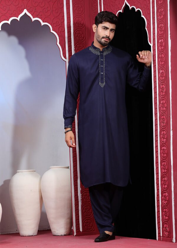 Men's Premium Kaabli- Navy blue