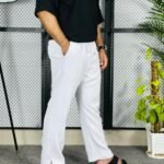 Men's Premium Baggy Trousers White