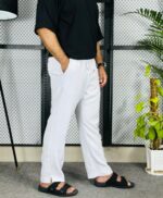 Men's Premium Baggy Trousers White