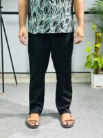 Men's Premium Baggy Trousers Black - Image 2