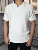 OLD MONEY POLO T-SHIRT- WHITE - Image 3