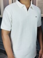 OLD MONEY POLO T-SHIRT- WHITE - Image 2