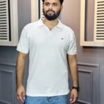 OLD MONEY POLO T-SHIRT- WHITE