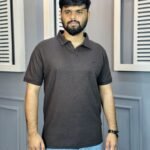 OLD MONEY POLO T-SHIRT- COFFEE