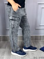 Six Pocket Denim Baggy Jeans (DC-203) - Image 4