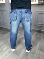Six Pocket Denim Baggy Jeans (DC-102) - Image 3