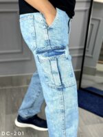 Six Pocket Denim Baggy Jeans (DC-201) - Image 4