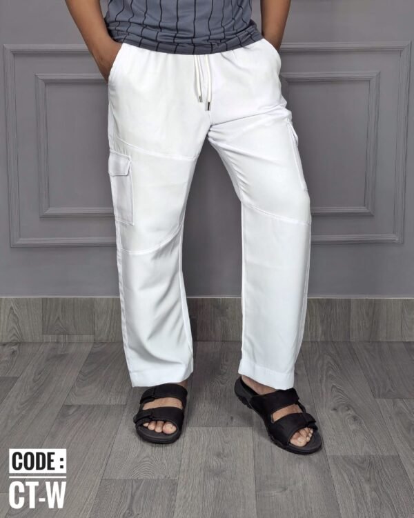 Cargo baggy trousers- six pocket - BLACK.