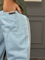STRIPE DENIM TROUSERS. - Image 3