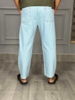 STRIPE DENIM TROUSERS. - Image 4