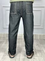 STRIPE DENIM TROUSERS. - Image 3