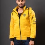 WAAZIR'S EXCLUSIVE SOLID HOODIE JACKET.