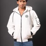 WAAZIR'S EXCLUSIVE SOLID HOODIE JACKET.