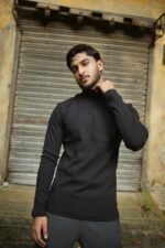 Turtle Neck Sweater Black. - Image 3