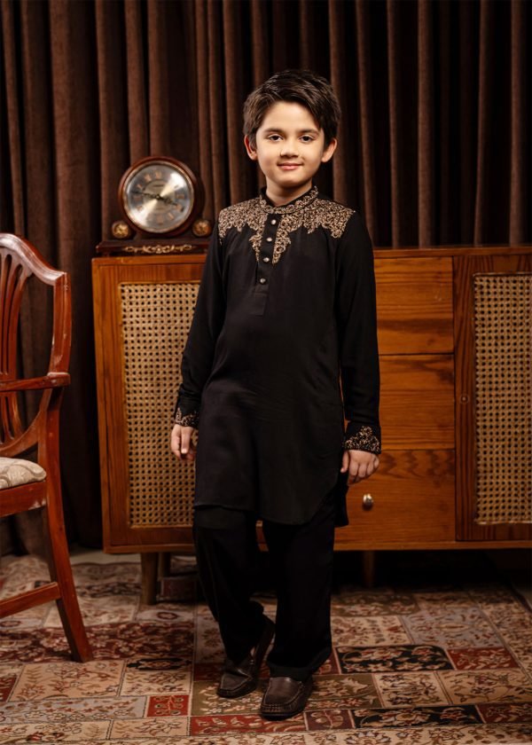 Kids Signature Kabli Set – BLACK