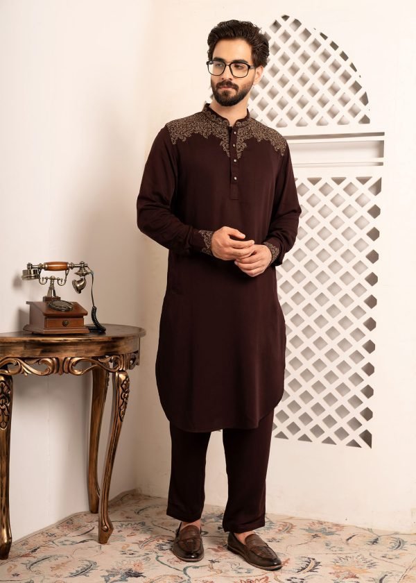 Men’s Signature Kabli Set - COFFEE