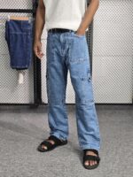 Six Pocket Denim Baggy Jeans