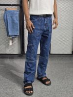 Six Pocket Denim Baggy Jeans